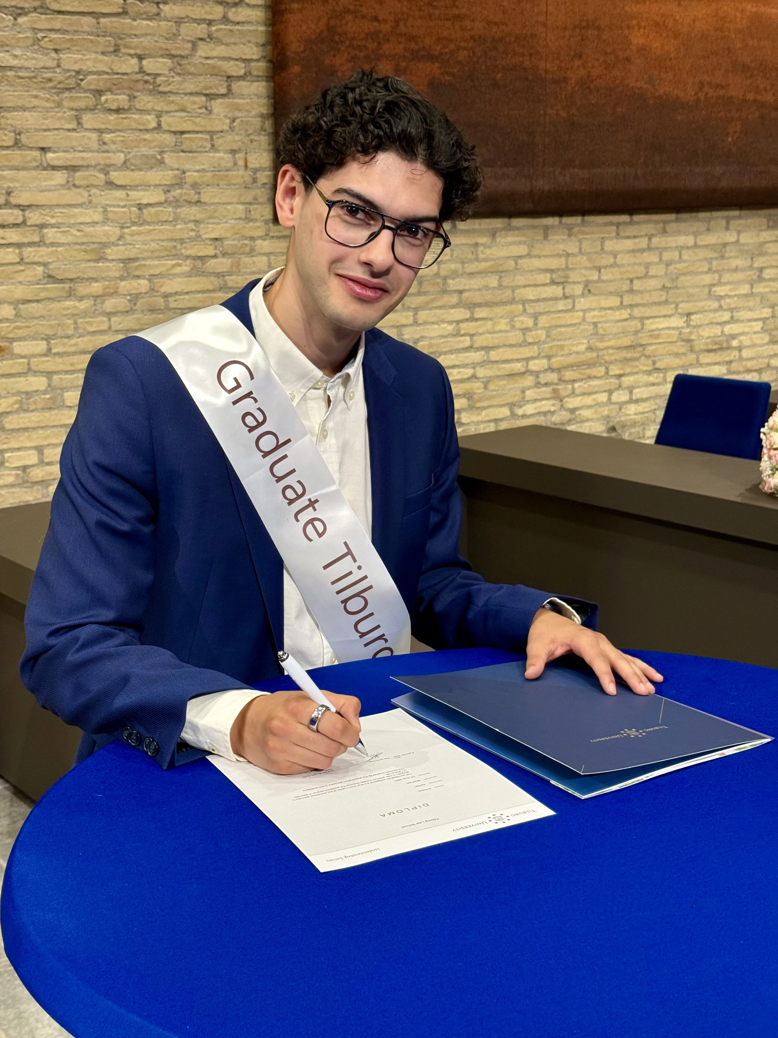 Diploma uitreiking Bachelor Rechten